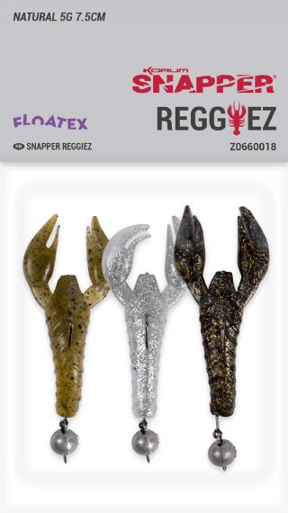 Korum Snapper Floatex Reggiez 7.5cm Ready Rigged - 